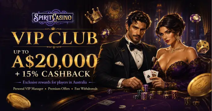 SPIRIT Casino VIP banner